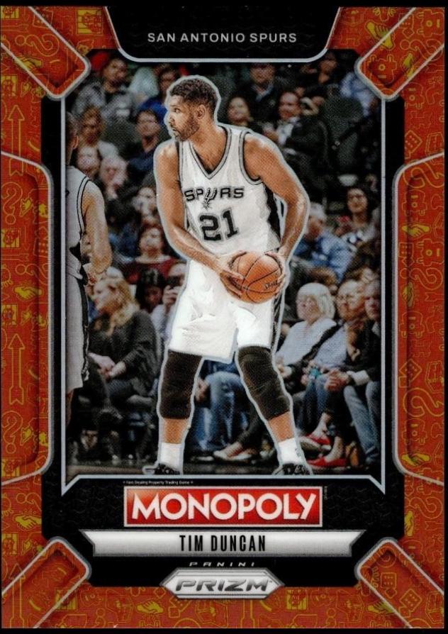 Tim Duncan #LEG5 2024-25 Panini Prizm Monopoly Basketball Legends