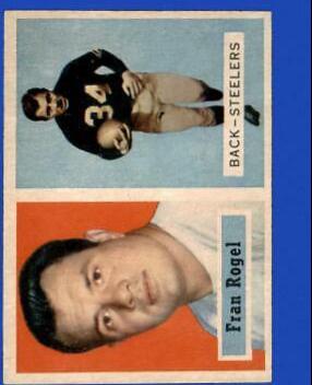 Fran Rogel #27 Football Cards 1957 Topps