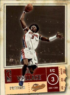 Ben Wallace #20 Basketball Cards 2004 Fleer Authentix