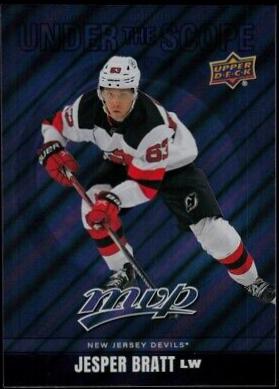 Jesper Bratt #US-22 Hockey Cards 2024 Upper Deck MVP Under the Scope