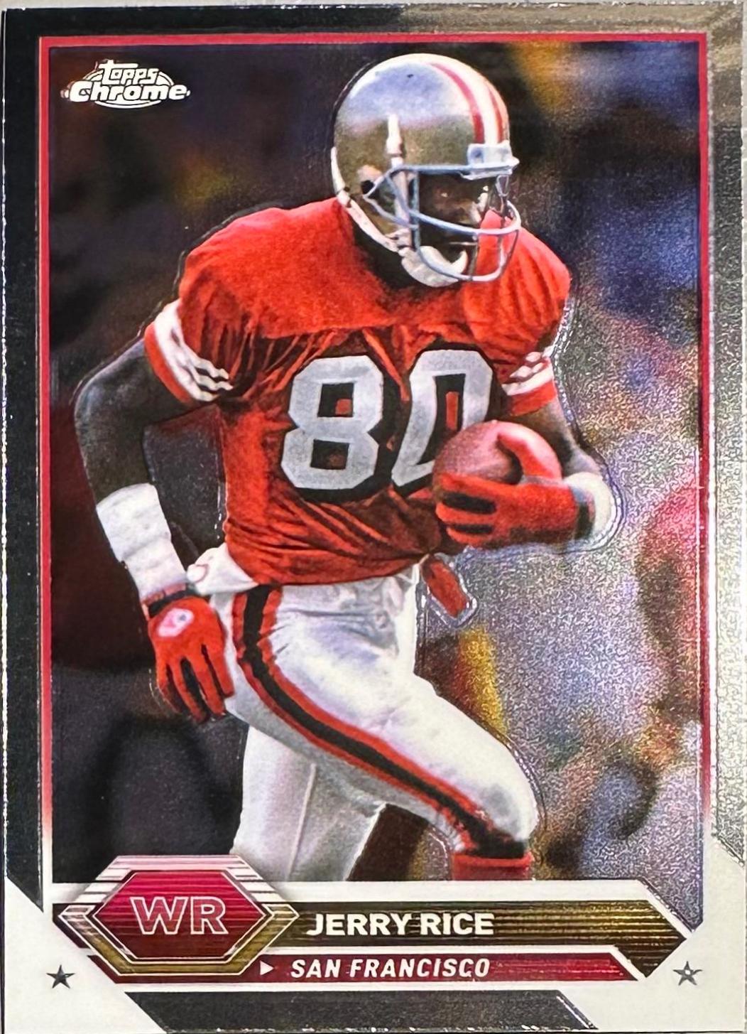 Jerry Rice #17 Football Cards 2023 Topps Composite