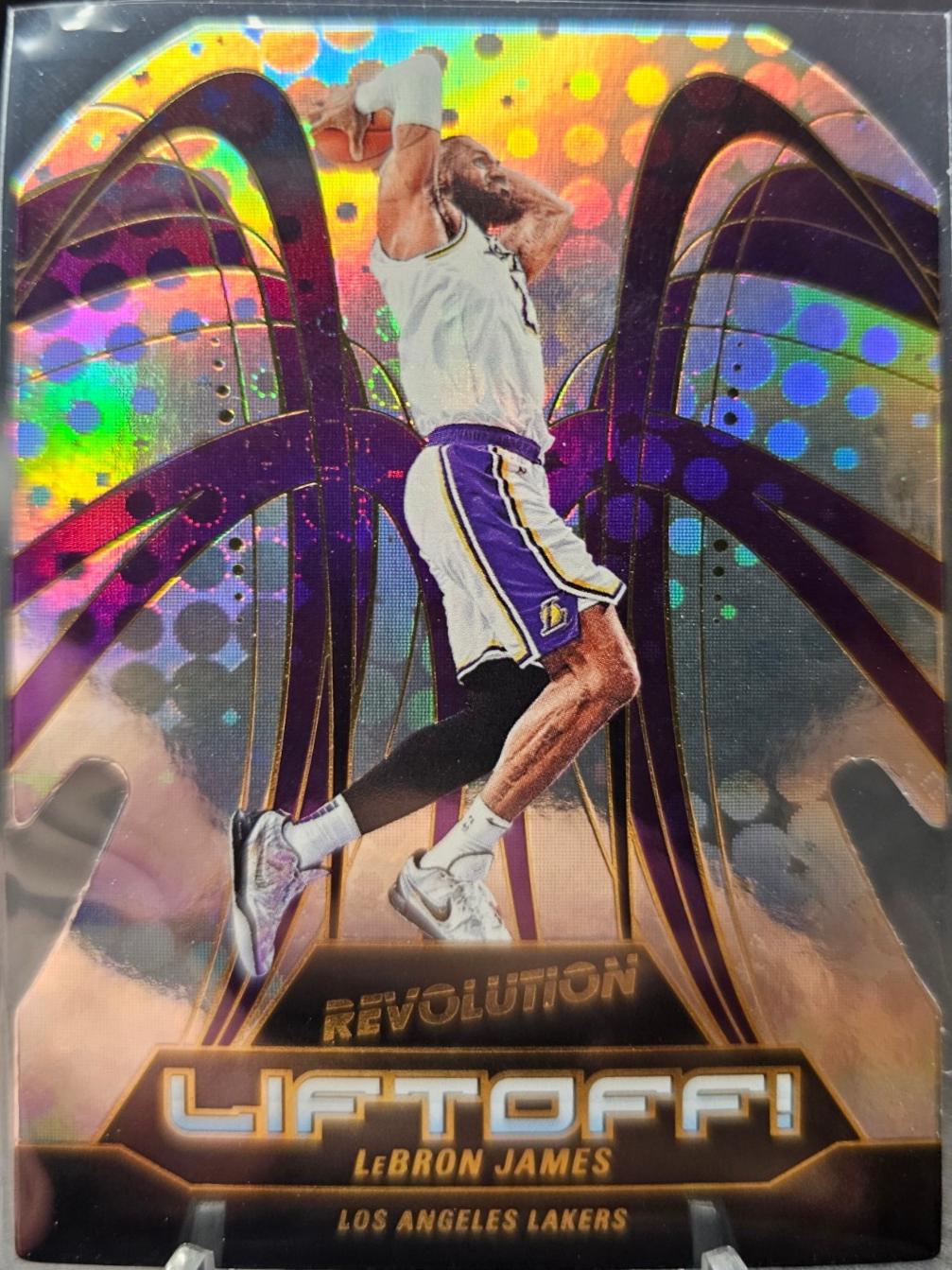 LeBron James #5 Basketball Cards 2024 Panini Revolution Liftoff