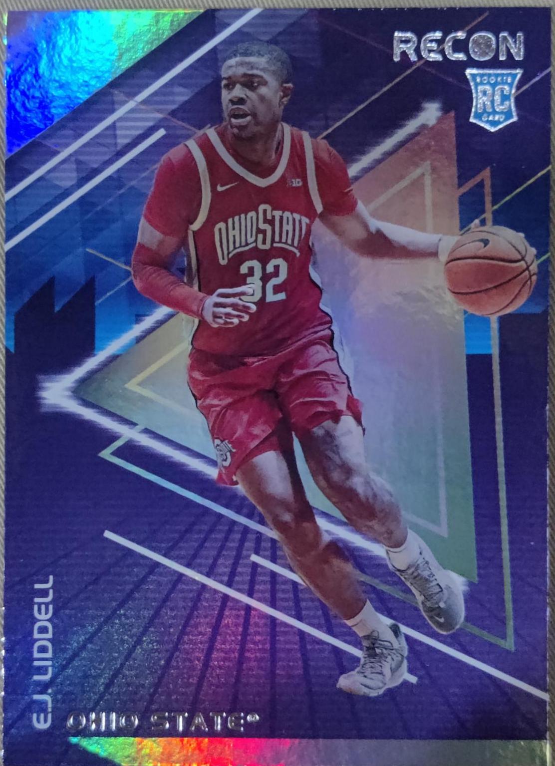 E. J. Liddell #8 Basketball Cards 2022 Panini Chronicles Draft Picks Recon