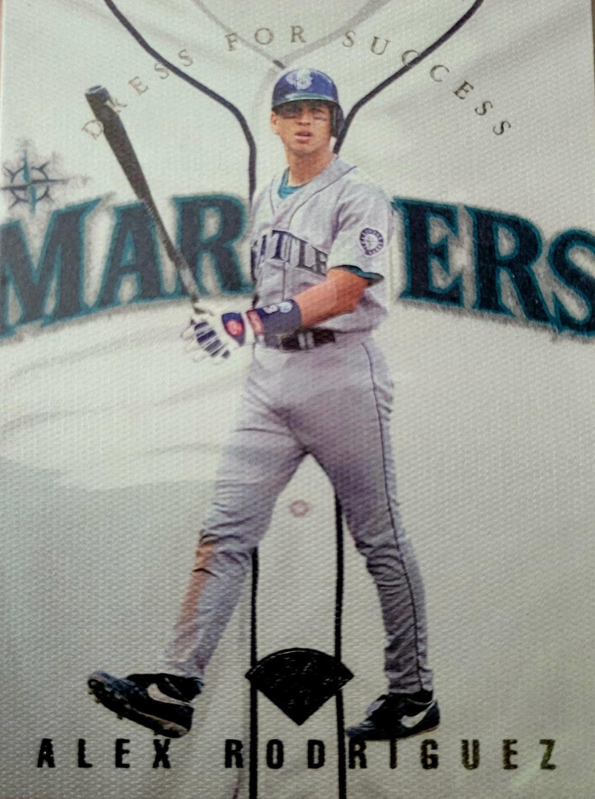 Alex Rodriguez #11 Baseball Cards 1997 Leaf Dress for Success