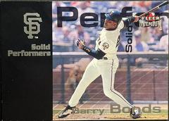 Barry Bonds #12 Baseball Cards 2001 Fleer Premium Solid Performers Prices