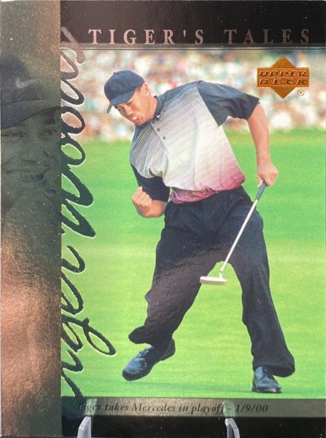 Tiger Woods #TT21 Golf Cards 2001 Upper Deck Tiger's Tales