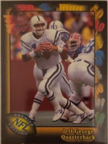Jeff George #1 Football Cards 1991 Wild Card