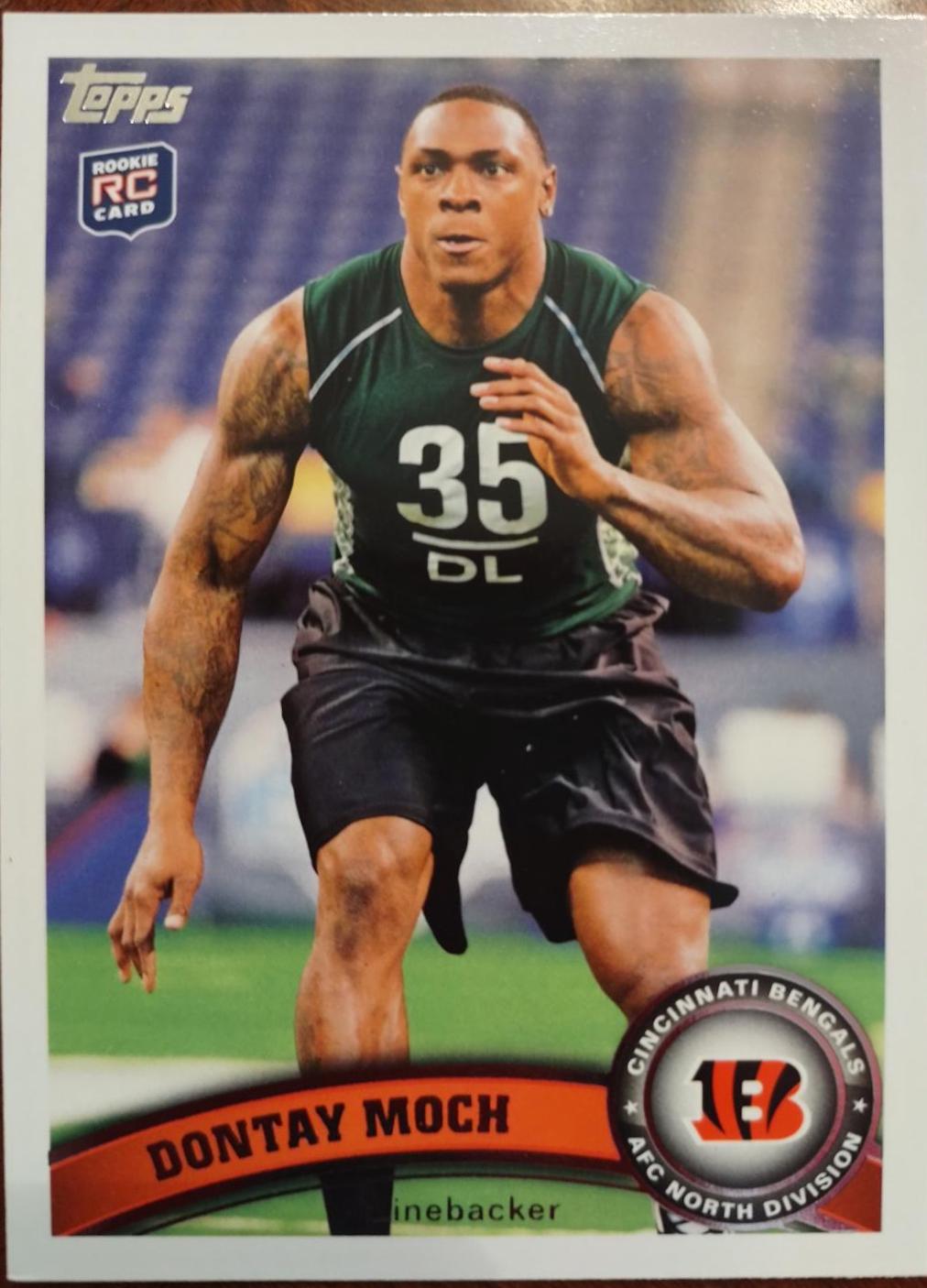 Dontay Moch #146 Football Cards 2011 Topps