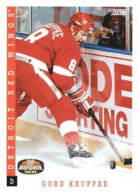 Gord Kruppke #467 Hockey Cards 1993 Score