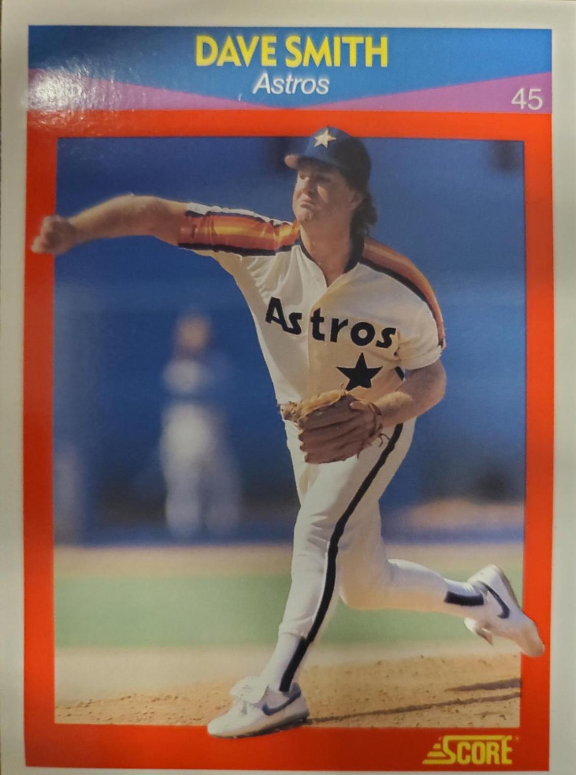Dave Smith #19 Baseball Cards 1990 Score Superstars