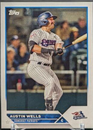 Austin Wells #PD-10 Baseball Cards 2023 Topps Pro Debut
