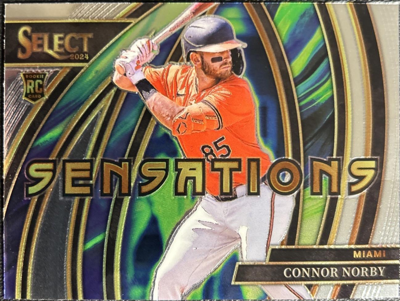 Connor Norby #4 Baseball Cards 2024 Panini Select Sensations