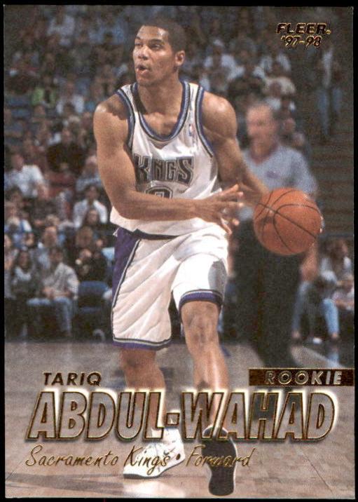 Tariq Abdul-Wahad #258 Basketball Cards 1997 Fleer