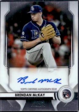 Brendan McKay #BM Baseball Cards 2020 Bowman Sterling Rookie Autographs