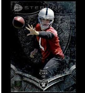Derek Carr #8 Football Cards 2014 Bowman Sterling