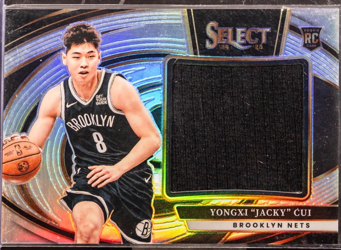 Yongxi Jacky Cui #26 2024 Panini Select Jumbo Rookie Swatch Basketball