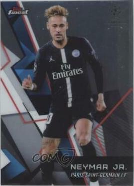 Neymar Jr. #75 Soccer Cards 2018 Finest UEFA Champions League