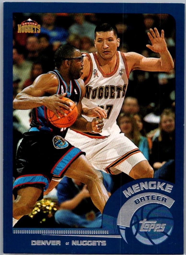 Mengke Bateer #140 Basketball Cards 2002 Topps