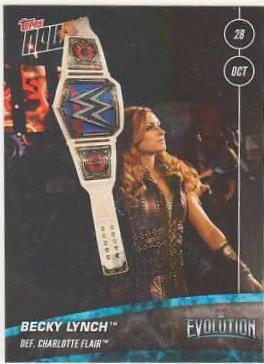 Becky Lynch #65 Wrestling Cards 2018 Topps Now WWE