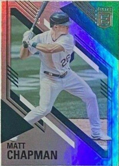 Matt Chapman #47 Baseball Cards 2021 Panini Chronicles Elite