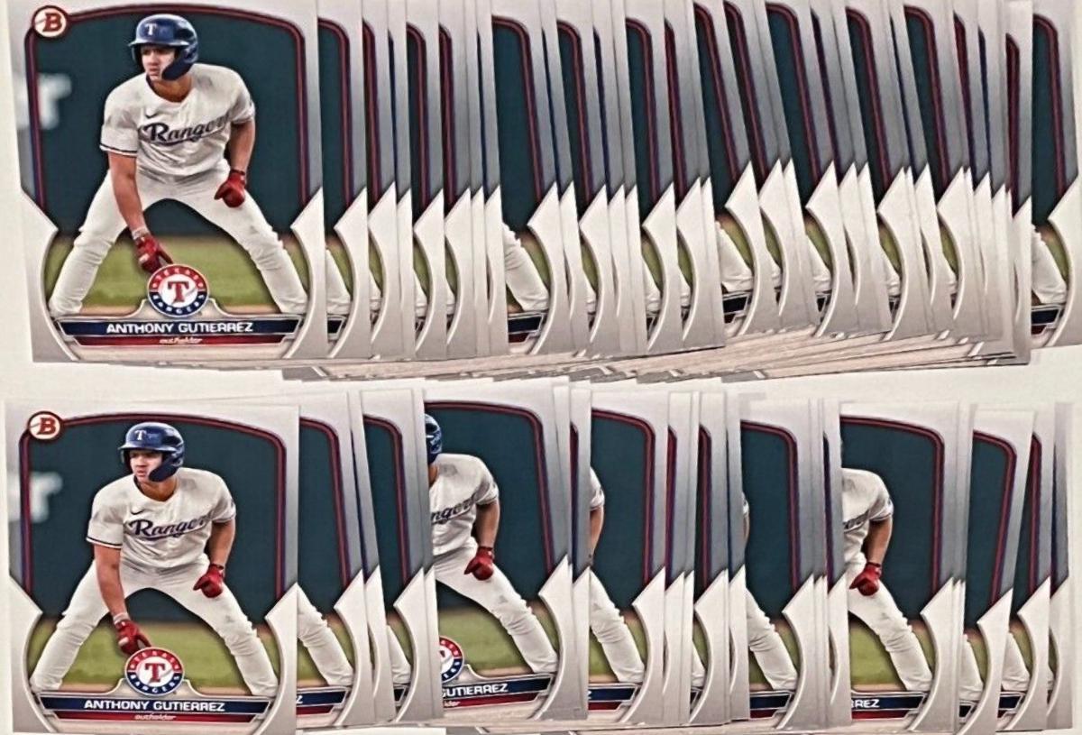 Anthony Gutierrez #BD-100 Baseball Cards 2023 Bowman Draft