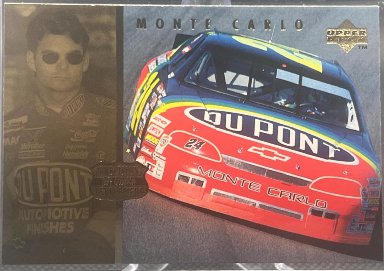 Jeff Gordon - Monte Carlo #98 Racing Cards 1996 Upper Deck NASCAR