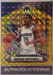 Davion Mitchell [Gold] #9 Basketball Cards 2021 Panini Mosaic Introductions Prices