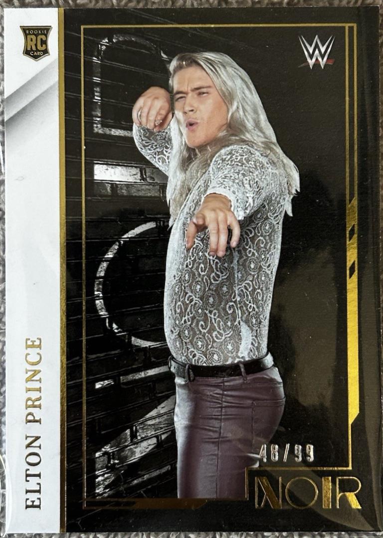 Elton Prince #403 Wrestling Cards 2022 Panini Chronicles WWE Noir