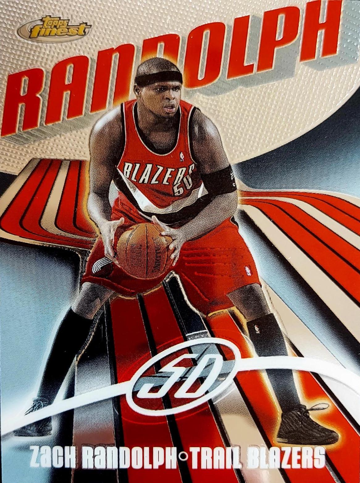 Zach Randolph #1 Basketball Cards 2003 Finest
