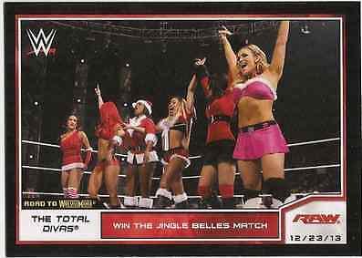 The Total Divas #66 Wrestling Cards 2014 Topps WWE Road to Wrestlemania