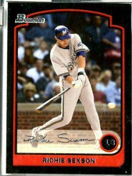 Richie Sexson #14 Baseball Cards 2003 Bowman