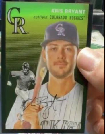Kris Bryant [Black Refractor] #286