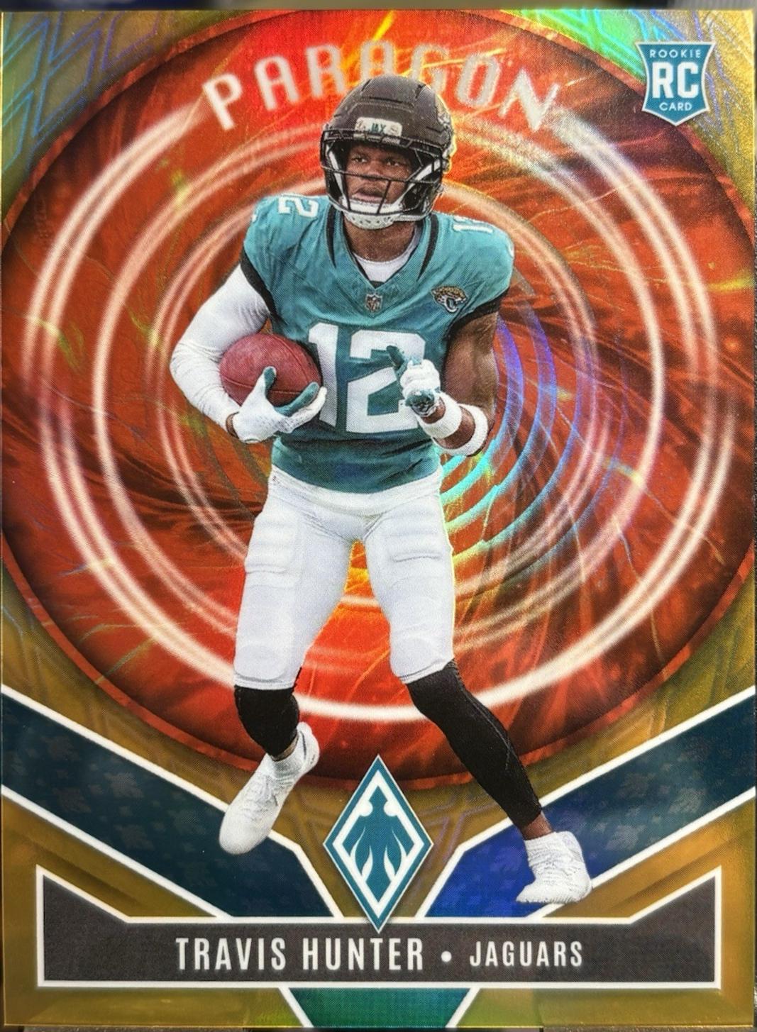 Travis Hunter [Gold] #12 Prices | 2025 Panini Phoenix Paragon