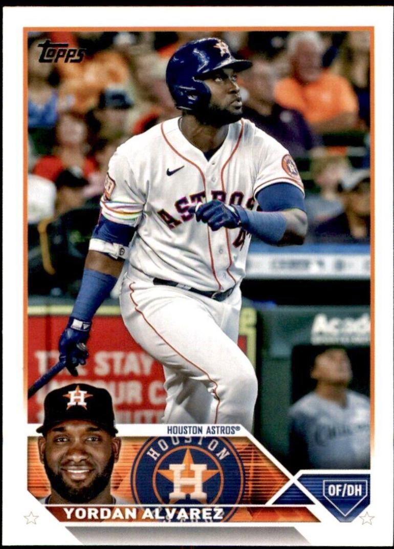 Yordan Alvarez #181 Baseball Cards 2023 Topps