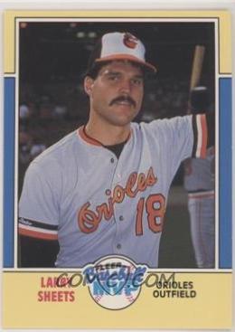 Larry Sheets #34 Baseball Cards 1988 Fleer MVP