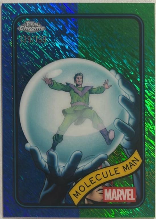 Molecule Man Blue & Green Shimmer Refractor