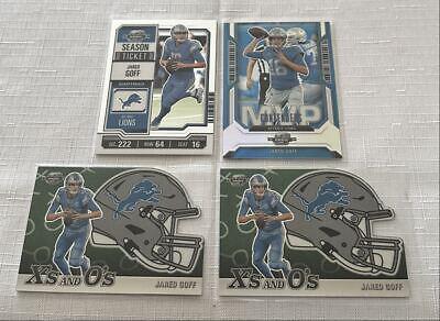 Jared Goff #4 Football Cards 2023 Panini Contenders Optic X's and O's