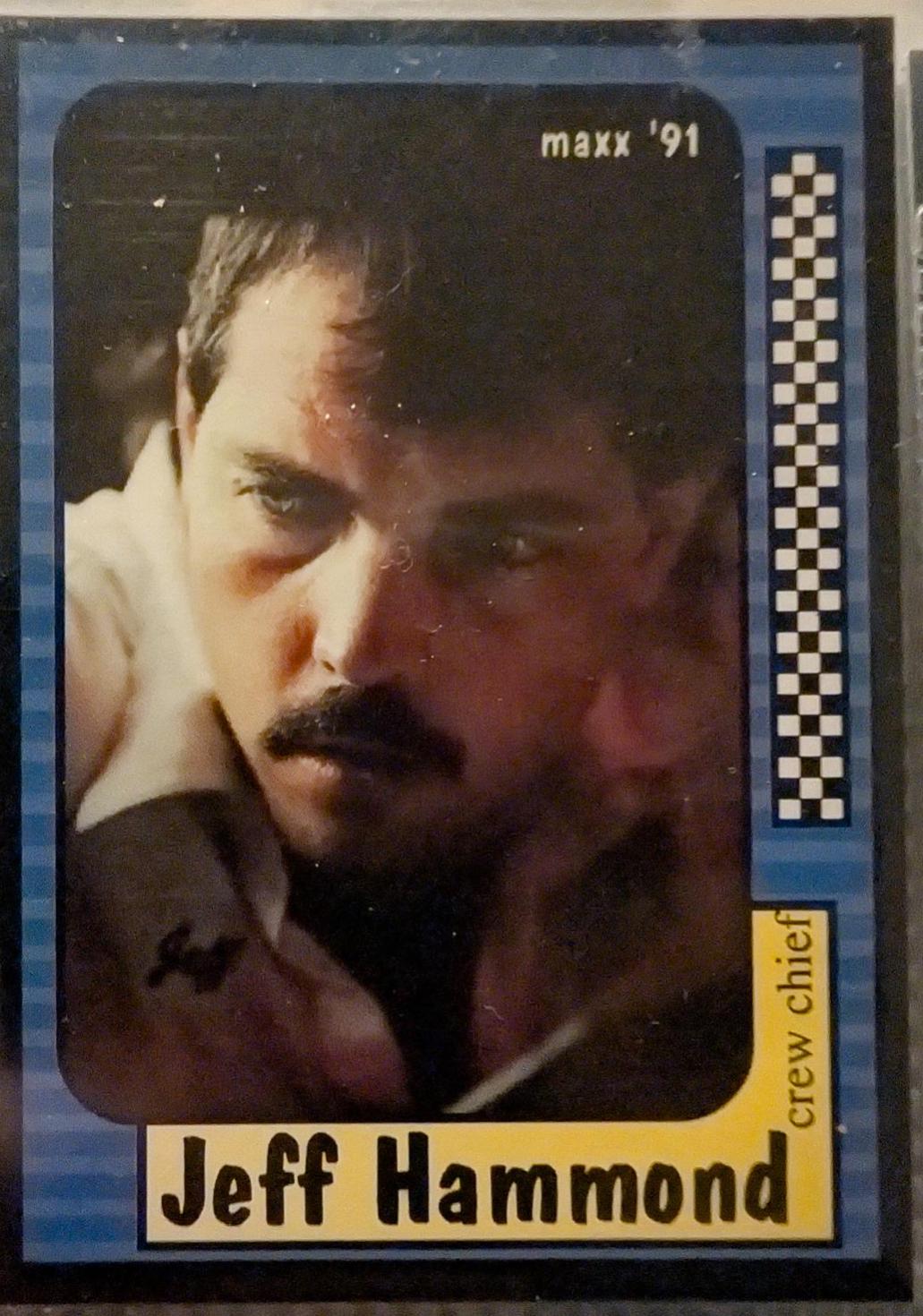 Jeff Hammond #29 Racing Cards 1991 Maxx
