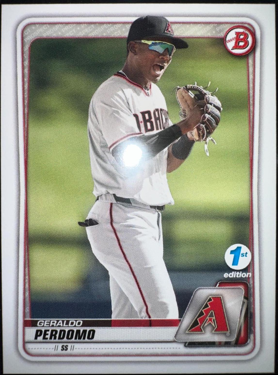 Geraldo Perdomo #BD-89 2020 Bowman Draft 1st Edition Baseball