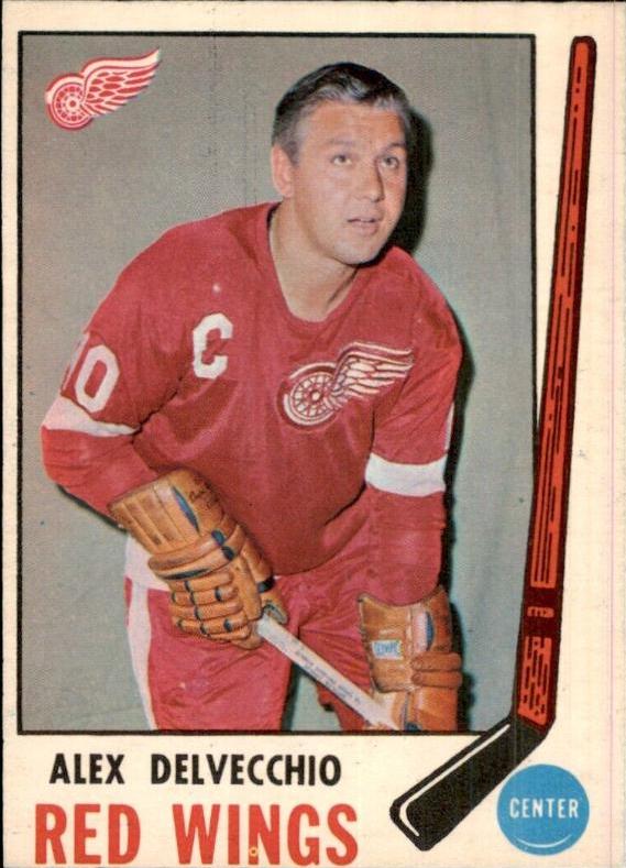 Alex Delvecchio #157 Hockey Cards 1969 O-Pee-Chee