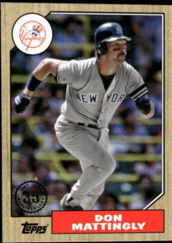 Don Mattingly #T87-13 Baseball Cards 2022 Topps 1987