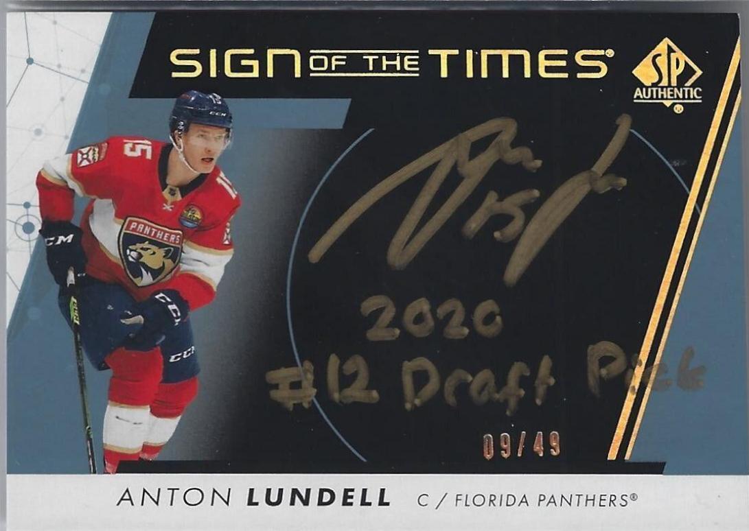 Anton Lundell [Black] #SOTT-LA
