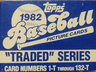Traded Series 1982 Baseball #1-T through 132-T