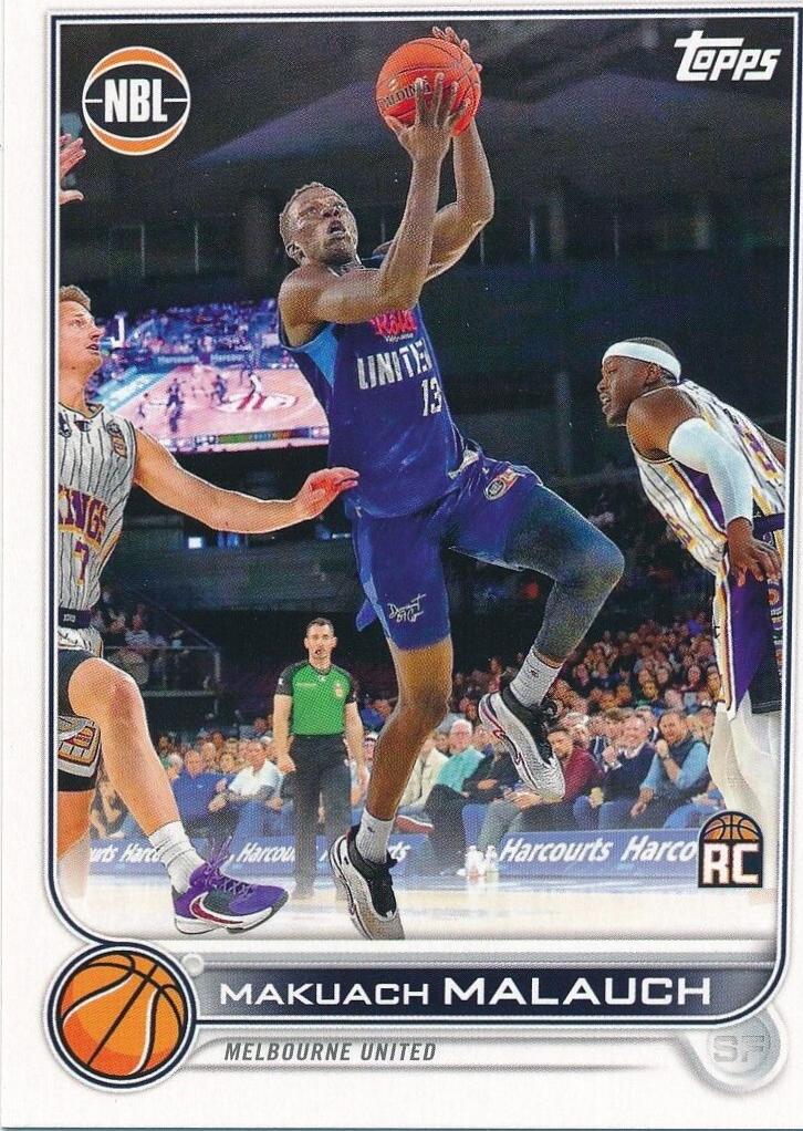 Makuach Malauch #46 Basketball Cards 2022 Topps National Basketball League