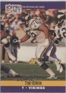 Tim Irwin #569 Football Cards 1990 Pro Set