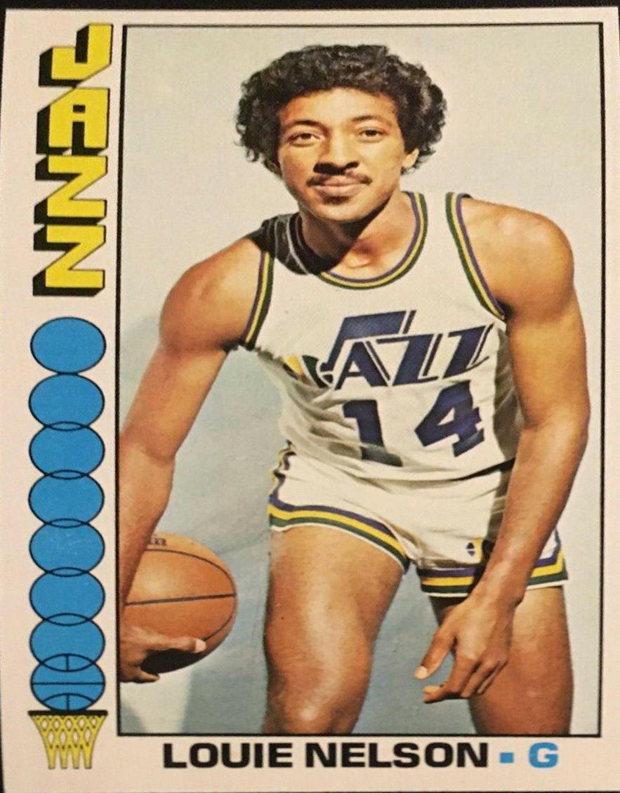 Louie Nelson #17 Basketball Cards 1976 Topps