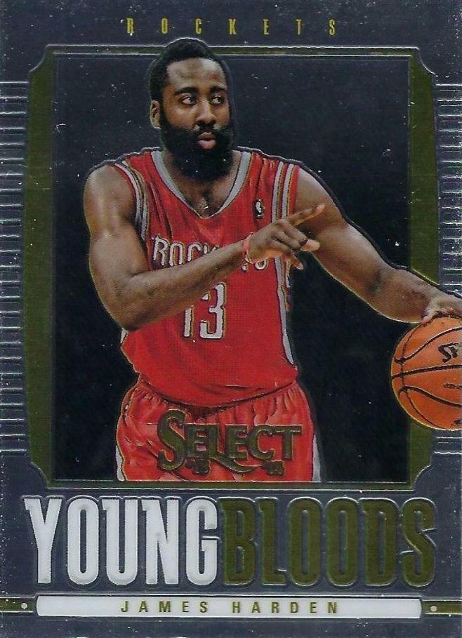 James Harden #1 Basketball Cards 2013 Panini Select Young Bloods