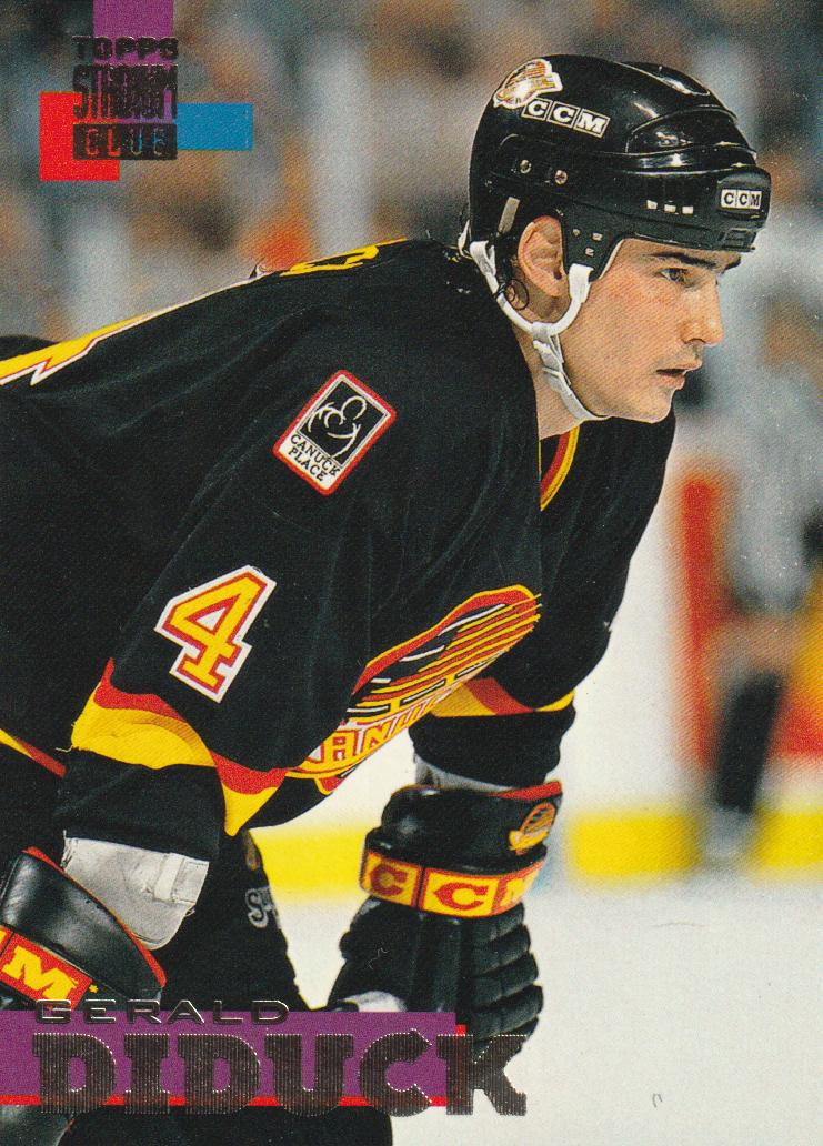 Gerald Diduck #91 Hockey Cards 1994 Stadium Club