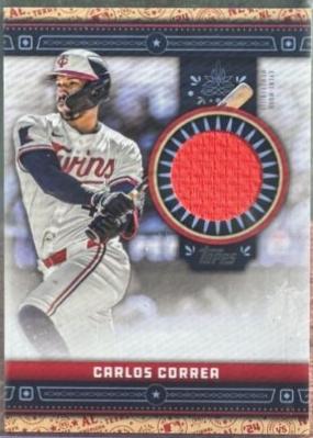 Carlos Correa #ASR-CC Baseball Cards 2024 Topps Update All-Star Stitches