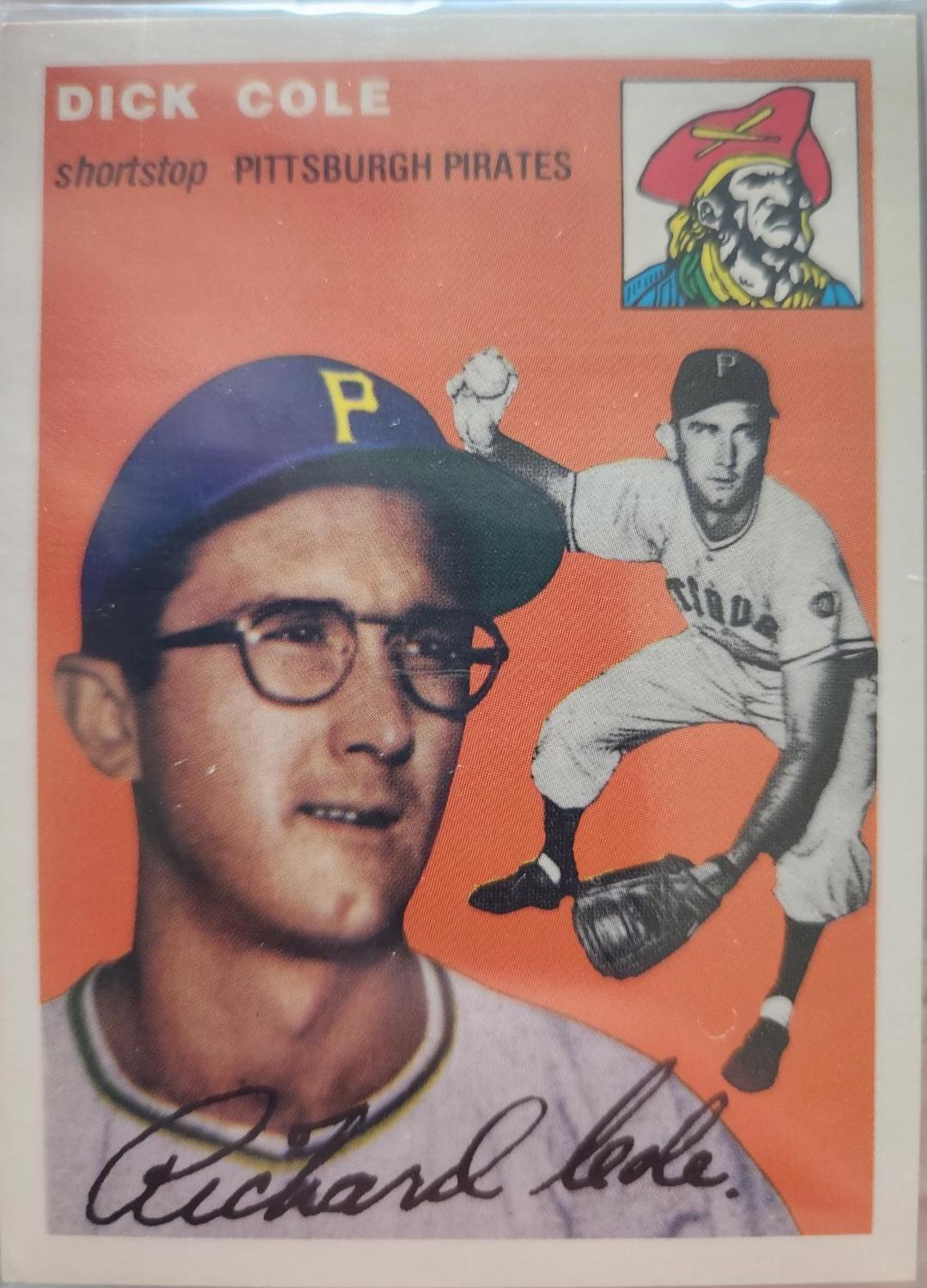 Dick Cole #84 Baseball Cards 1994 Topps Archives 1954 Reprint